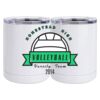 10 oz. White Stainless Steel Short Tumbler Thumbnail