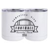 10 oz. White Stainless Steel Short Tumbler Thumbnail