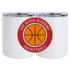 10 oz. White Stainless Steel Short Tumbler Thumbnail