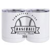 10 oz. White Stainless Steel Short Tumbler Thumbnail