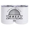 10 oz. White Stainless Steel Short Tumbler Thumbnail