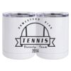 10 oz. White Stainless Steel Short Tumbler Thumbnail
