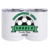 10 oz. White Stainless Steel Short Tumbler Thumbnail