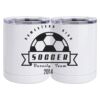 10 oz. White Stainless Steel Short Tumbler Thumbnail