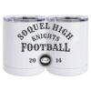 10 oz. White Stainless Steel Short Tumbler Thumbnail