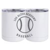 10 oz. White Stainless Steel Short Tumbler Thumbnail