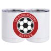 10 oz. White Stainless Steel Short Tumbler Thumbnail