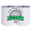 10 oz. White Stainless Steel Short Tumbler Thumbnail