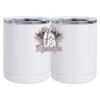 10 oz. White Stainless Steel Short Tumbler Thumbnail