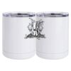 10 oz. White Stainless Steel Short Tumbler Thumbnail