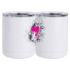10 oz. White Stainless Steel Short Tumbler Thumbnail