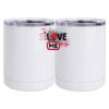 10 oz. White Stainless Steel Short Tumbler Thumbnail