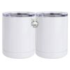 10 oz. White Stainless Steel Short Tumbler Thumbnail