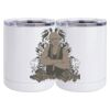 10 oz. White Stainless Steel Short Tumbler Thumbnail
