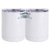 10 oz. White Stainless Steel Short Tumbler Thumbnail