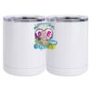 10 oz. White Stainless Steel Short Tumbler Thumbnail