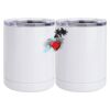 10 oz. White Stainless Steel Short Tumbler Thumbnail