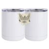 10 oz. White Stainless Steel Short Tumbler Thumbnail