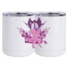 10 oz. White Stainless Steel Short Tumbler Thumbnail