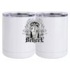 10 oz. White Stainless Steel Short Tumbler Thumbnail