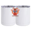 10 oz. White Stainless Steel Short Tumbler Thumbnail