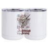 10 oz. White Stainless Steel Short Tumbler Thumbnail