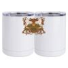10 oz. White Stainless Steel Short Tumbler Thumbnail