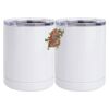 10 oz. White Stainless Steel Short Tumbler Thumbnail