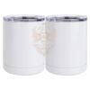 10 oz. White Stainless Steel Short Tumbler Thumbnail
