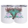 10 oz. White Stainless Steel Short Tumbler Thumbnail