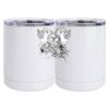 10 oz. White Stainless Steel Short Tumbler Thumbnail