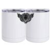 10 oz. White Stainless Steel Short Tumbler Thumbnail