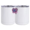10 oz. White Stainless Steel Short Tumbler Thumbnail