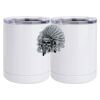 10 oz. White Stainless Steel Short Tumbler Thumbnail
