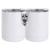10 oz. White Stainless Steel Short Tumbler Thumbnail