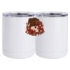 10 oz. White Stainless Steel Short Tumbler Thumbnail
