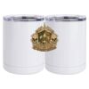 10 oz. White Stainless Steel Short Tumbler Thumbnail