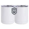 10 oz. White Stainless Steel Short Tumbler Thumbnail