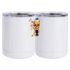 10 oz. White Stainless Steel Short Tumbler Thumbnail
