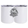 10 oz. White Stainless Steel Short Tumbler Thumbnail