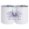 10 oz. White Stainless Steel Short Tumbler Thumbnail