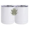 10 oz. White Stainless Steel Short Tumbler Thumbnail