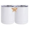 10 oz. White Stainless Steel Short Tumbler Thumbnail