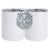 10 oz. White Stainless Steel Short Tumbler Thumbnail