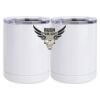 10 oz. White Stainless Steel Short Tumbler Thumbnail