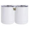10 oz. White Stainless Steel Short Tumbler Thumbnail