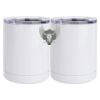 10 oz. White Stainless Steel Short Tumbler Thumbnail