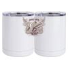 10 oz. White Stainless Steel Short Tumbler Thumbnail