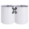 10 oz. White Stainless Steel Short Tumbler Thumbnail