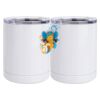 10 oz. White Stainless Steel Short Tumbler Thumbnail